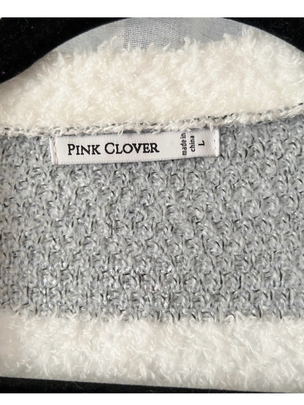 Stitch fix Pink Clover Millicent Striped Open-Front Cardigan Size Large | NWT - Picture 6 of 7